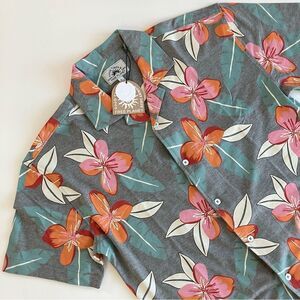 Free Planet Floral Camp Shirt*